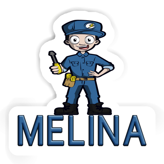 Sticker Electrician Melina Gift package Image