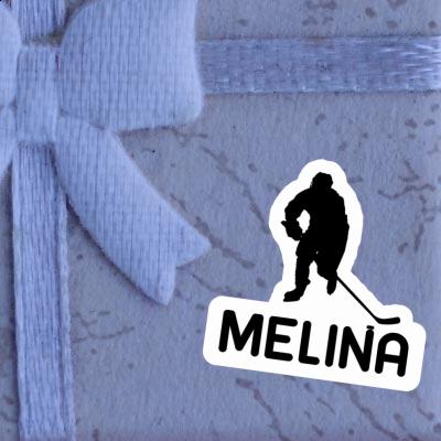 Sticker Hockey Player Melina Laptop Image