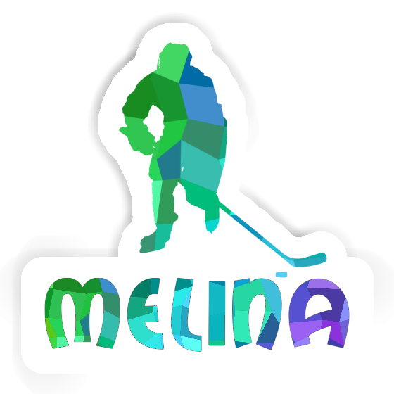 Melina Aufkleber Eishockeyspieler Gift package Image