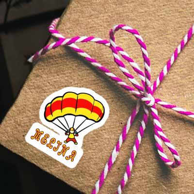 Melina Sticker Parachute Laptop Image