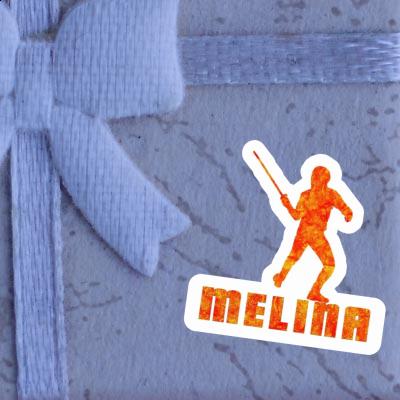 Sticker Fencer Melina Notebook Image