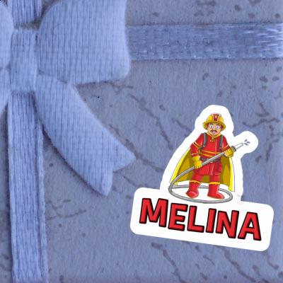 Sticker Firefighter Melina Image