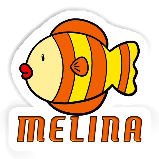 Melina Autocollant Poisson Image