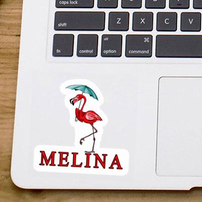 Sticker Melina Flamingo Notebook Image