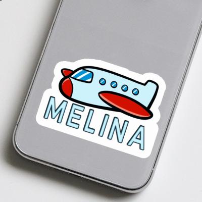 Sticker Flugzeug Melina Notebook Image