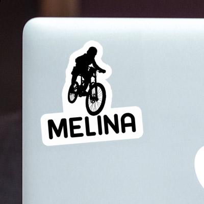 Freeride Biker Autocollant Melina Laptop Image