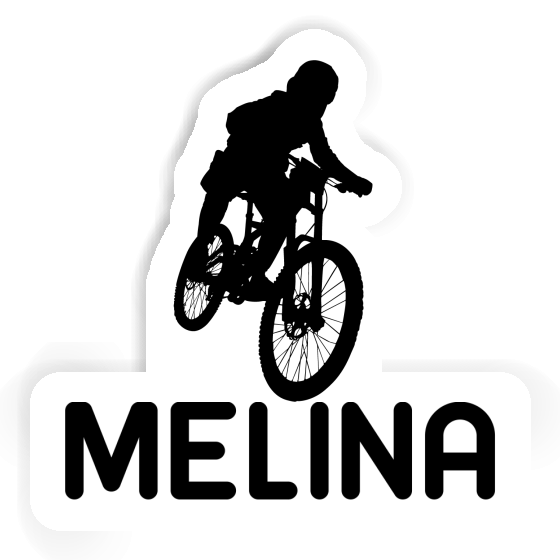 Freeride Biker Autocollant Melina Notebook Image