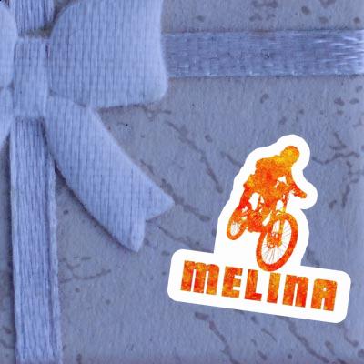 Aufkleber Melina Freeride Biker Image