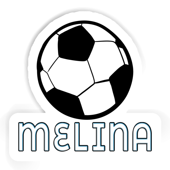 Sticker Melina Soccer Laptop Image