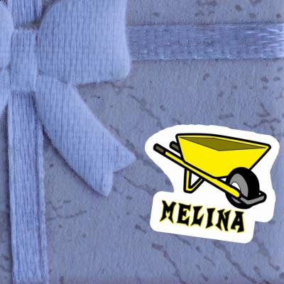 Sticker Melina Wheelbarrow Gift package Image