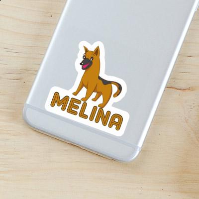 Aufkleber Schäferhund Melina Image