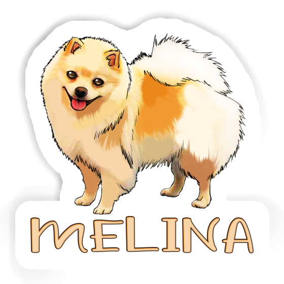 Sticker German Spitz Melina Notebook Image