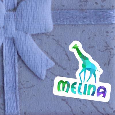 Giraffe Sticker Melina Laptop Image