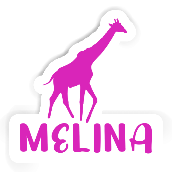 Melina Sticker Giraffe Notebook Image