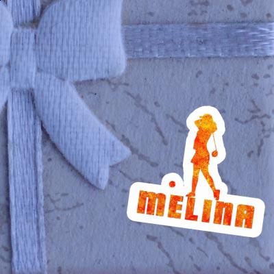 Melina Sticker Golfer Gift package Image