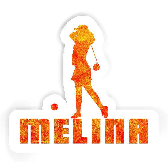 Melina Sticker Golfer Image