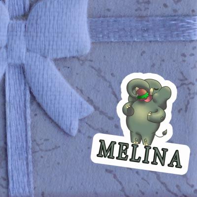 Autocollant Melina Éléphant Gift package Image