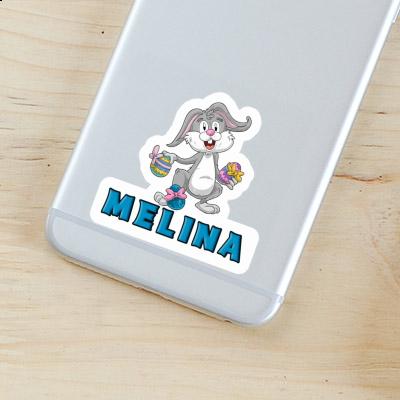 Sticker Melina Easter Bunny Laptop Image