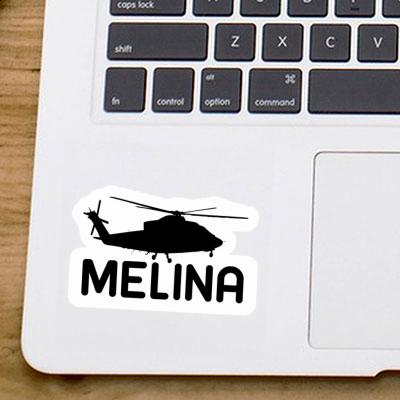 Autocollant Hélicoptère Melina Laptop Image