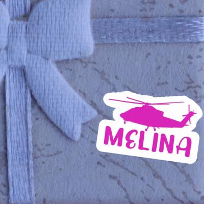 Sticker Melina Helicopter Image