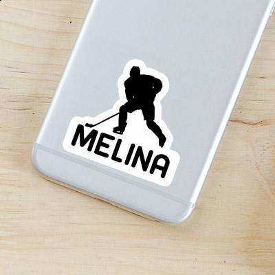 Hockey Player Sticker Melina Gift package Image