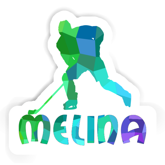 Sticker Melina Hockey Player Gift package Image