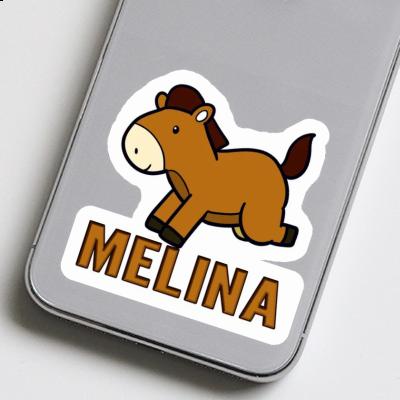 Sticker Melina Horse Laptop Image