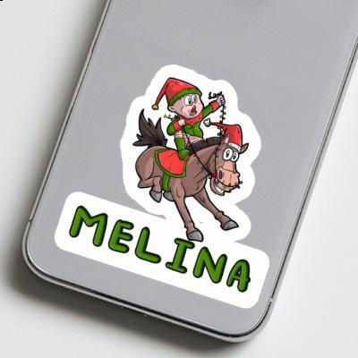 Christmas Horse Sticker Melina Gift package Image