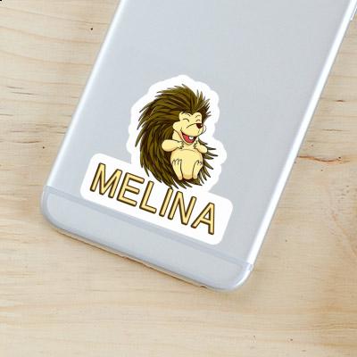 Melina Sticker Hedgehog Notebook Image