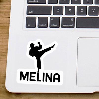 Sticker Karateka Melina Notebook Image