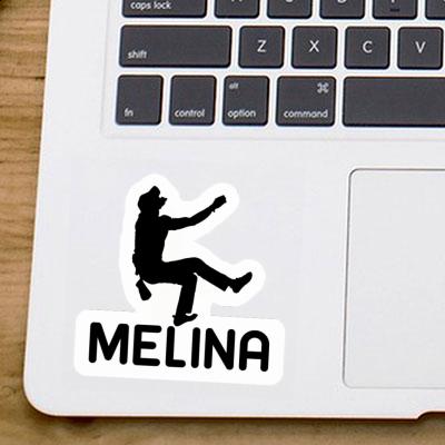 Sticker Melina Climber Laptop Image