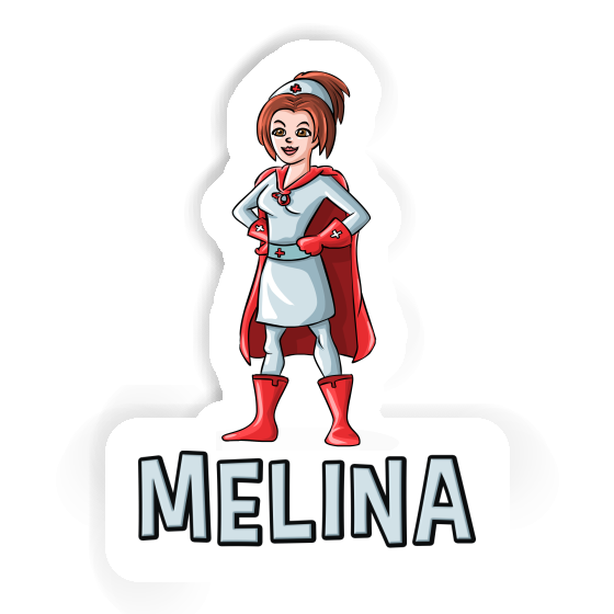 Melina Sticker Nurse Laptop Image