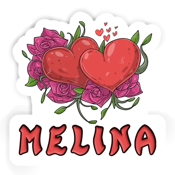 Sticker Melina Liebessymbol Notebook Image