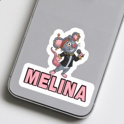 Melina Sticker Singer Notebook Image