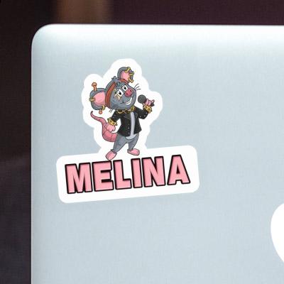 Melina Sticker Singer Laptop Image