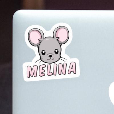 Melina Sticker Mousehead Notebook Image