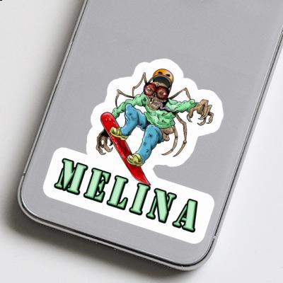 Sticker Snowboarder Melina Gift package Image