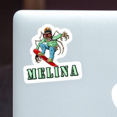 Sticker Snowboarder Melina Image