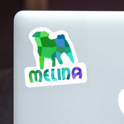 Melina Sticker Pug Image