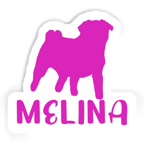 Sticker Pug Melina Gift package Image