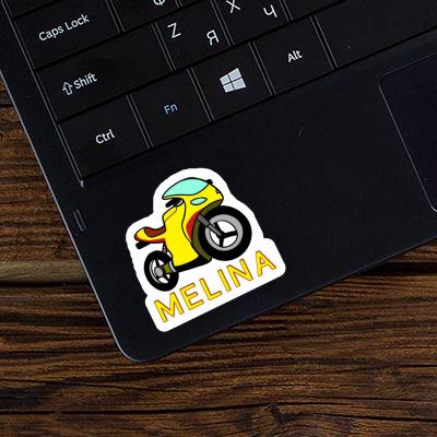 Moto Autocollant Melina Laptop Image