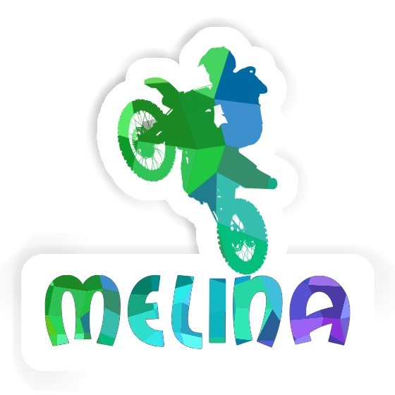 Motocross Jumper Sticker Melina Notebook Image