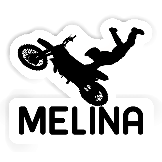 Melina Sticker Motocross Rider Gift package Image