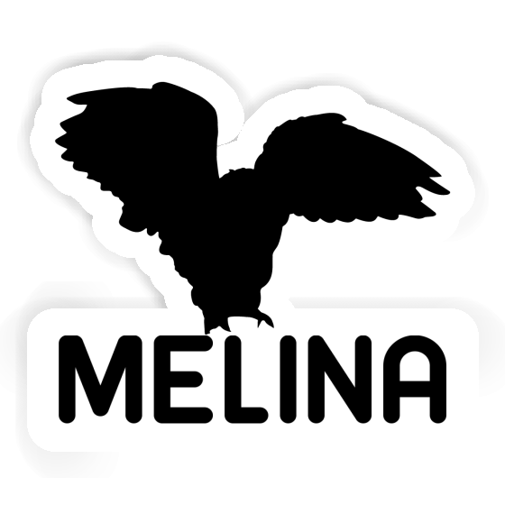 Melina Sticker Owl Notebook Image