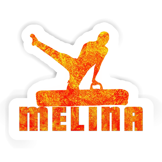 Melina Sticker Gymnast Notebook Image