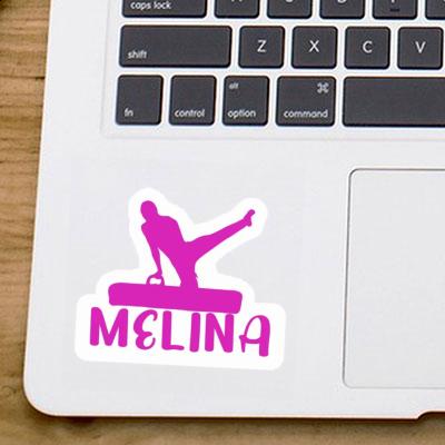 Sticker Gymnast Melina Notebook Image