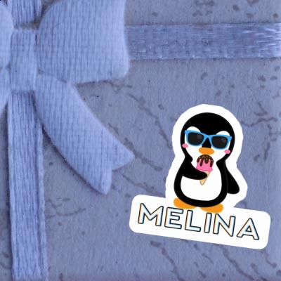 Sticker Melina Penguin Gift package Image