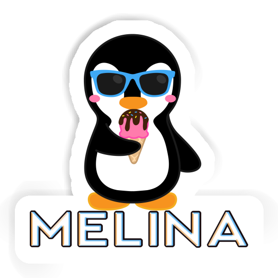 Sticker Melina Penguin Gift package Image