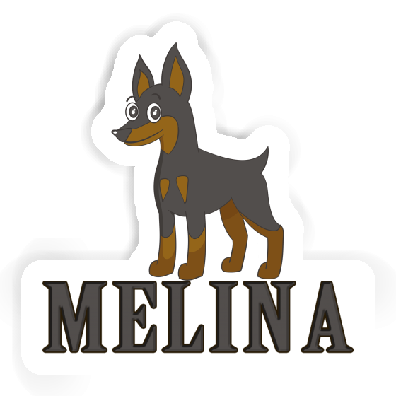 Sticker Pinscher Melina Notebook Image