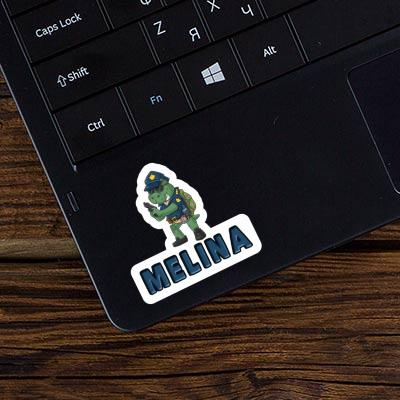 Officer Sticker Melina Notebook Image